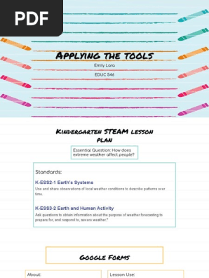 applying the tools