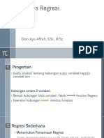 Analisis Regresi PDF