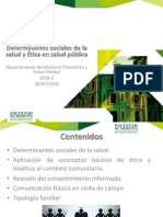 Determinantes Sociales de La Salud y Etica en Salud Publica PDF