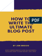 How To Write The Ultimate Blog Post by Madam Sara