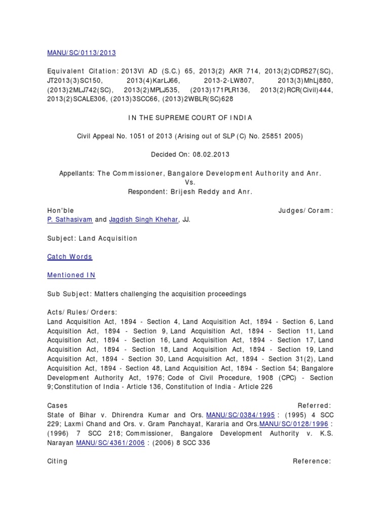 If Civil Court Had Jurisdiction To Entertain Suit When Schedule Lands