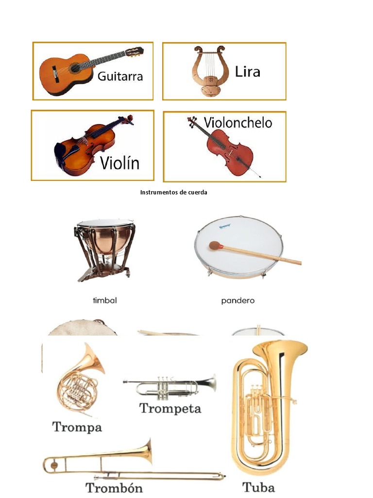 Instrumentos de Cuerda y Viento | PDF | Arte