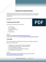 The Ultimate Resume Submittal Checklist: 1. Proper Layout With Correct Sections