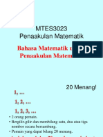 1.2 Bahasa Matematik