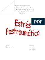 Trabajo Escrito. Estrés Postraumático