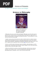 Science Vs Philosophy No Mans Land Between Science and Religion