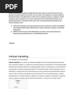 Download AMBUSH MARKETING presentation by Abhishek Thapa SN48097315 doc pdf