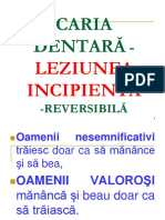 Caria Dentara Leziuni Incipiente PDF