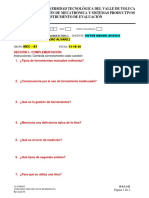 InstrumentodeEvaluación PROCESOS - DE - MANUFACTURA - SEGUNDO - PARCIAL - DANIEL ROMERO ALVAREZ