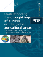 Understanding The Drought Impact of El Niño On The Global Agricultural Areas