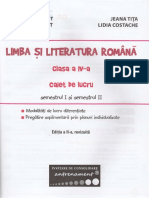 Limba Romana Clasa 4.sem.1 Si 2 Caiet de Lucru Daniela Berechet PDF