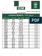 (IDM) Price List - July 2018