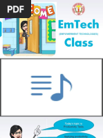 Emtech Class: (Empowerment Technologies)