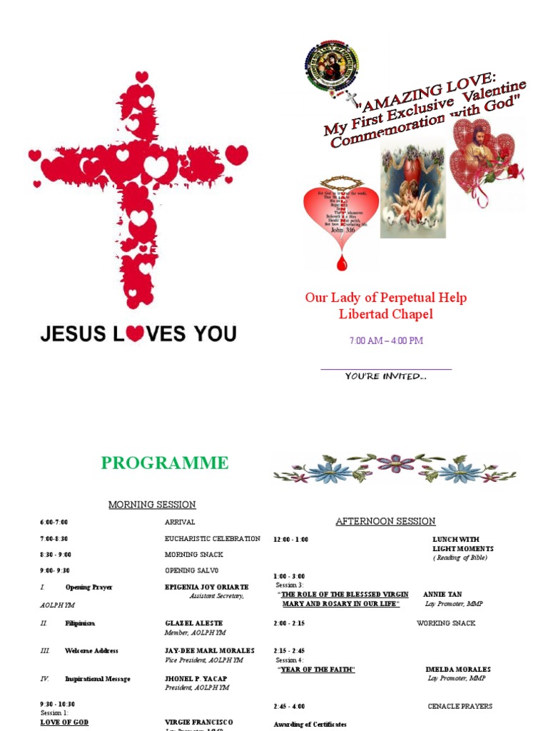 Valentine Affair Program | PDF