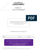 Bank Science Year 2 Worksheet PDF