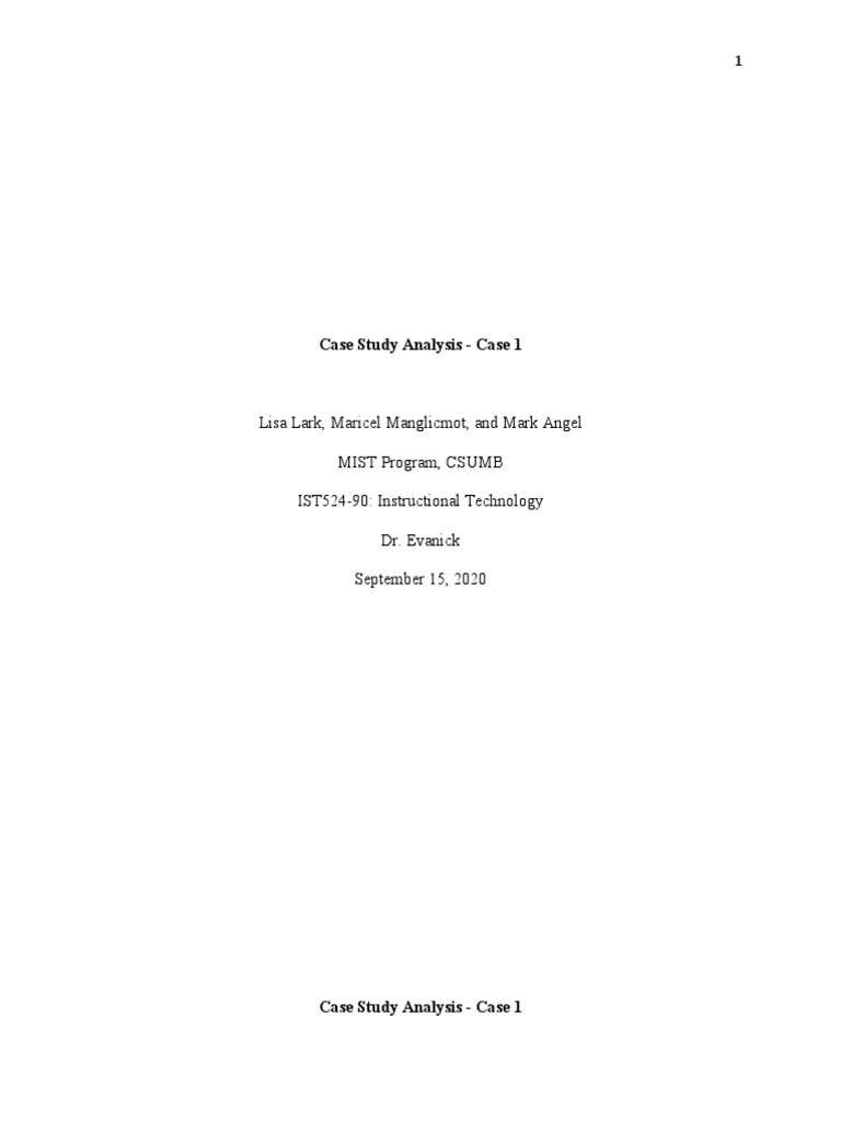 Middle School Science Gaming Case Study | PDF | Constructivism ...