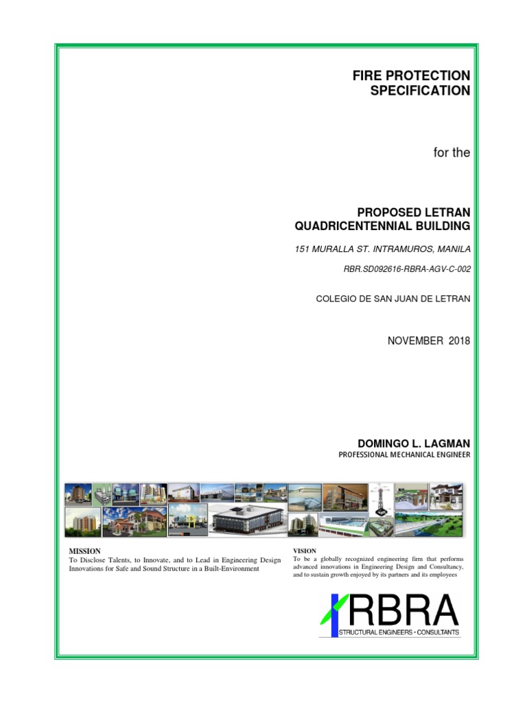 12 2018.12.05 - LETRAN - Fire Protection Specifications | PDF | Valve ...