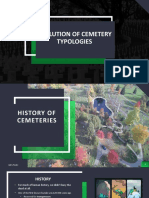 EVOLUTION OF CEMETERY TYPOLOGIES