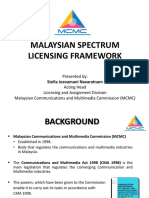 Malaysian Spectrum Licensing Framework - Stella Jeevamani Navaratnam