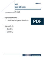 Robust Control Sistemi Meccatronici