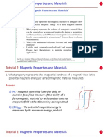 Of Chapter 6: "Magnetic Properties and Materials": Questions