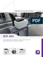 Multi-Document Check-In Counter Printer: Ultra Reliable Compact 4-Feed Bag Tag and Boarding Pass Counter Printer