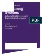 Computing Systems: School of Built Environment, Engineering & Computing