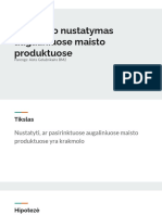 Krakmolo Nustatymas Augaliniuose Maisto Produktuose