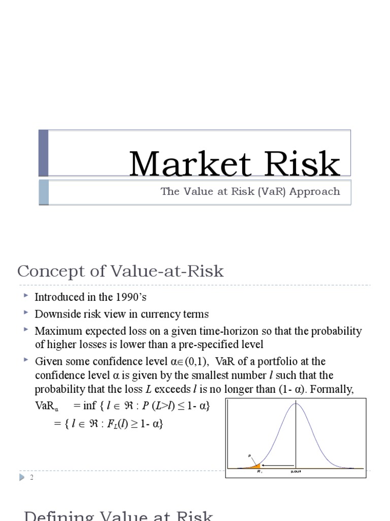 CH 5 MARKET RISK - VaR | PDF | Value At Risk | Bond Duration