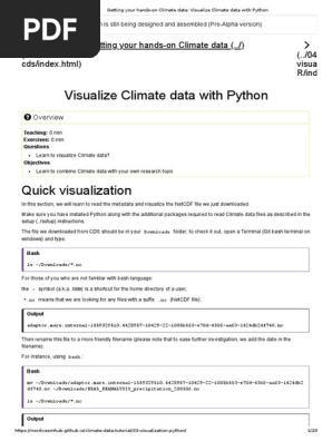 Getting your hands-on Climate data_ Visualize Climate data with Python