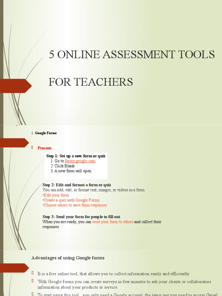 Top 5 Free Online Assessment Tools | PDF | Computing | Communication