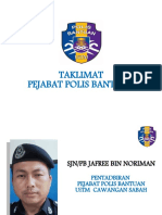 Taklimat Pejabat Polis Bantuan (MDS OKT2020)