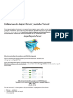 Instalación de Jasper Server y Apache Tomcat - Coronado EDGAR PDF