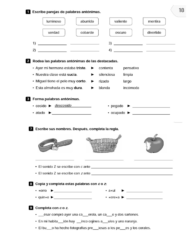 Lengua 3 Primaria Tema 2 Santillana | PDF