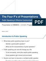The Four P's of Presentations
