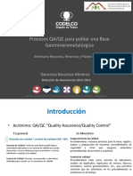 2 - Procesos QAQC en Geominerometalurgia - P. Zuniga - Codelco (1).pdf