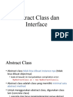 Abstract Class dan Interface Singkat