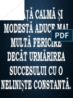 O Viață Calmă Și Modestă Aduce Mai Multă Fericire Decât