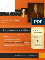 Impressions: David Hume
