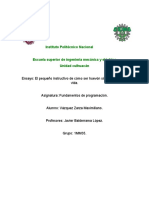 Ensayo Del Libro Como Ser Un Huevon Sin Fracasar en La Vida Maximiliano Vazquez.