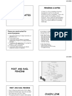 Fencing and Gate PDF