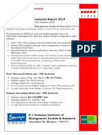 Interim Placement Report 20191