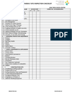 Weekly Site Inspection Checklist: Date: GDH Tier Iii Data Center General Job Site Particular