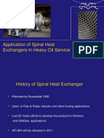 Application of Spiral Heat Exchangers in Heavy Oil Service External PDF