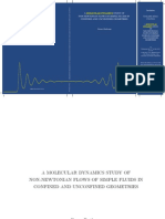 A Molecular Dynamics Study of Non-Newtonian Flows of Simple Fluids and Unconfined Geometry PDF