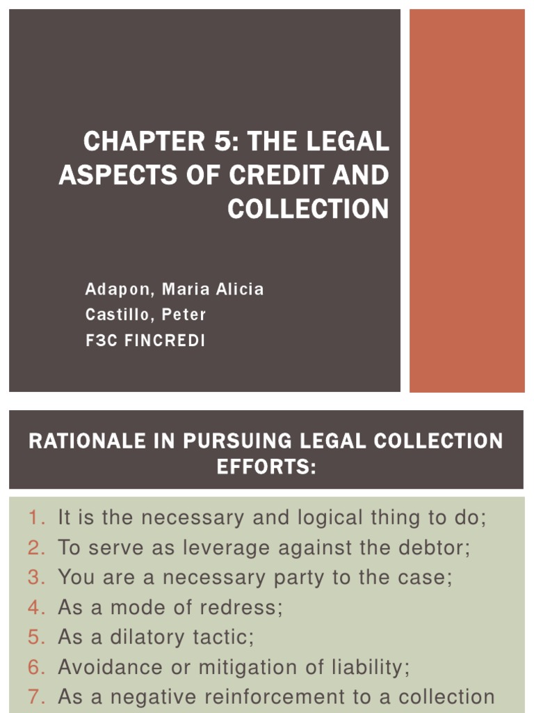 Legal Collection Strategies and Challenges | PDF | Deposition (Law ...
