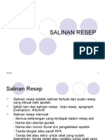 Resep Dan Salinan Resep