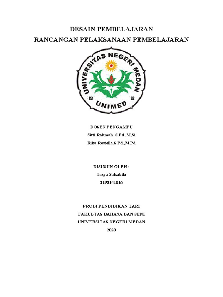 RPP Desain Pembelajaran | PDF