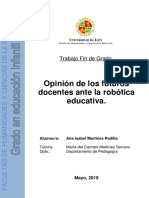Martnez - Padilla - Ana - Isabel - TFG - Educacin - Infantil Cuestionario en Robotica Inter PDF
