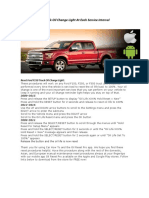 Reset Ford F150 Truck Oil Change Light At Each Service Interval